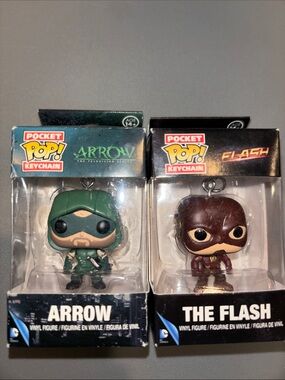 Pocket Pop The Flash & Arrow Keychains -2